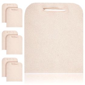 Terry Cloth Pot Holders for Kitchen 9 x 12 Inch. Pack of 12 Natural Color Hot Pads for Kitchen. Washable Pot Holder with Hand Hole. Thick Cotton 460 F