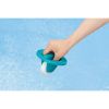 Blue Floating Collapsible Pool Chlorine Dispenser for 3" Tablets, 6.9" x 6.9" x 7.3"