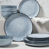(2 pack) Denim Murphy Stoneware Dinner Plate