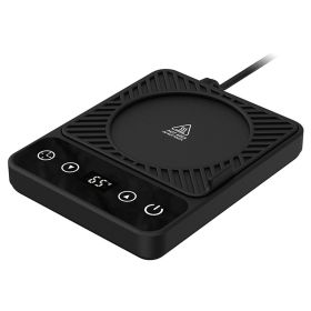 Desktop Electric Mug Warmer Auto Shut Off Timer Setting 6 Temperature Levels Cup Warmer for Milk Tea Cup Heating Plate (Option: Black)